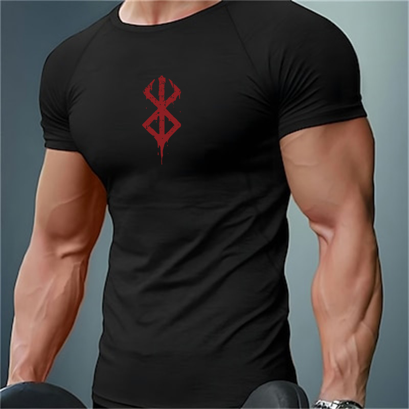 Base Layer Top - Magliette a Compressione Stampate da Uomo,